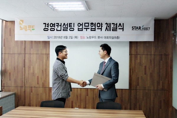 자산관리 회사 스타에셋컨설팅, 치킨 프렌차이즈 노랑푸드와 MOU 체결
